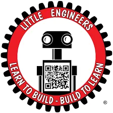 Little Engineers "Learn to Build - Build to Learn" logo